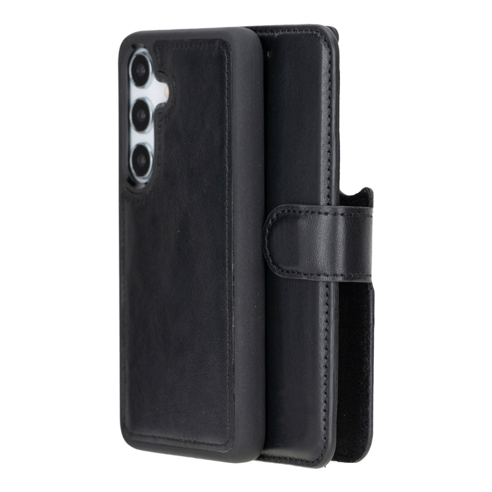 Magic Samsung Galaxy S25 Detachable Leather Wallet Case