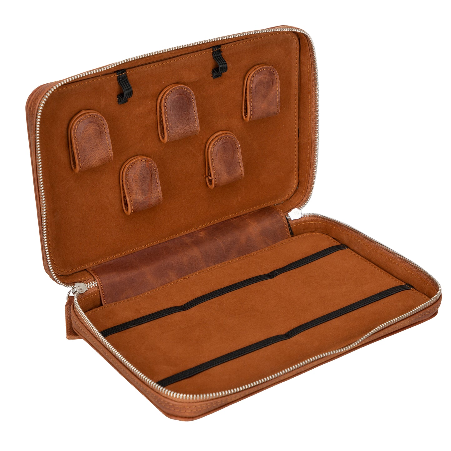 Leather Travel Cable Organizer