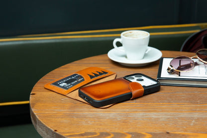 Magic iPhone 17 Pro Max Detachable Leather Wallet Case