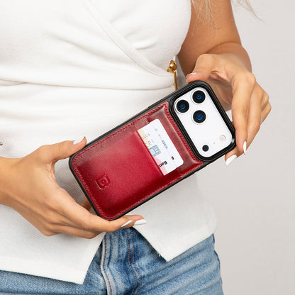 Flex Cover Leather iPhone 17 Pro Max Case with Card Holder