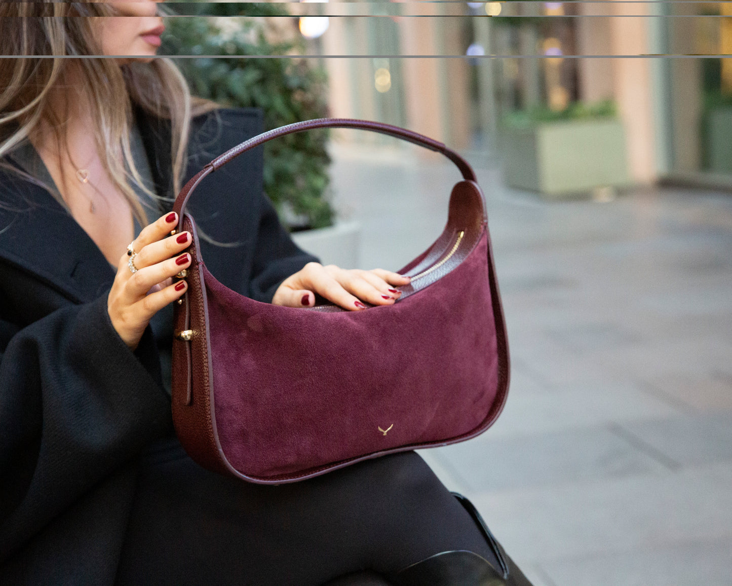 Dolcezza Suede Leather Women's Bag