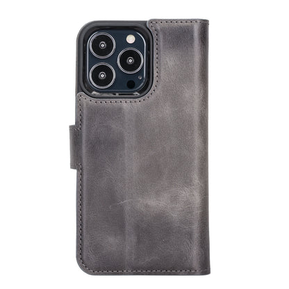 Magic iPhone 13 Pro Detachable Leather Wallet Case