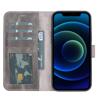 Magic iPhone 13 Pro Detachable Leather Wallet Case