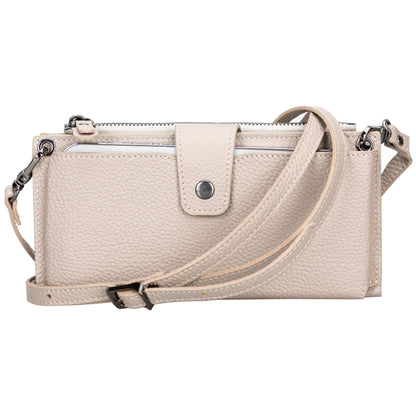 Lozan Strap Leather Crossbody Wallet