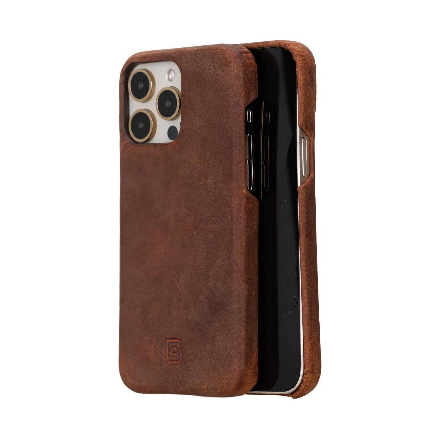 F360 iPhone 16 Pro Full Genuine Leather Back Cover