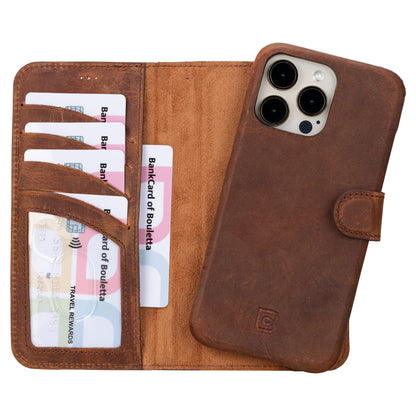 F360 Magic Leather iPhone 16 Pro Max Detachable Wallet Case