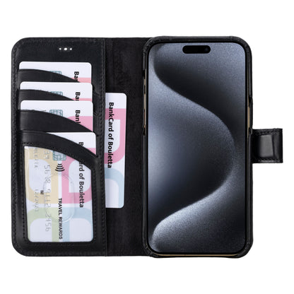 F360 Magic Leather iPhone 16 Pro Max Detachable Wallet Case