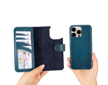 F360 Magic Leather iPhone 16 Pro Max Detachable Wallet Case
