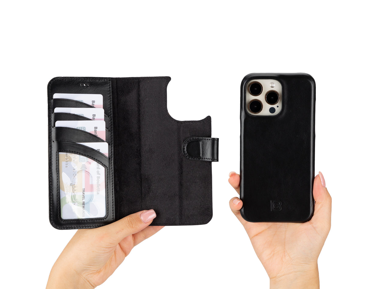 F360 Magic Leather iPhone 16 Pro Max Detachable Wallet Case