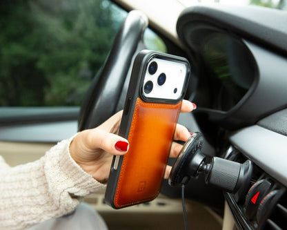 Magic iPhone 17 Pro Detachable Leather Wallet Case