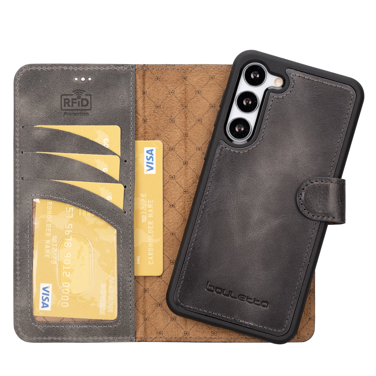 Magic Samsung Galaxy S25 Leather Detachable Wallet Case