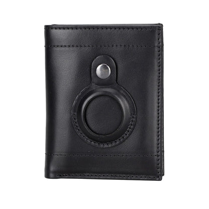 Airmaka Leather Card Holder With Airtag Slot