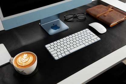 Natural Leather Desk Mat Large