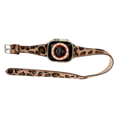 Quantum Slim Double Tour Apple Watch Leather Band