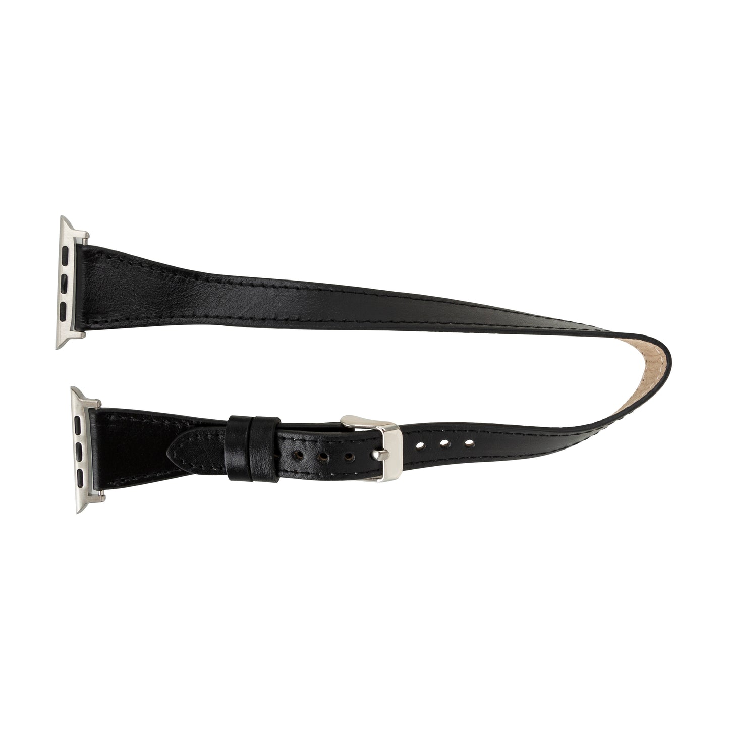 Quantum Slim Double Tour Apple Watch Leather Band