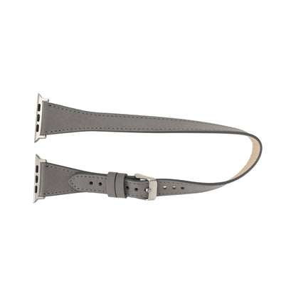 Quantum Slim Double Tour Apple Watch Leather Band