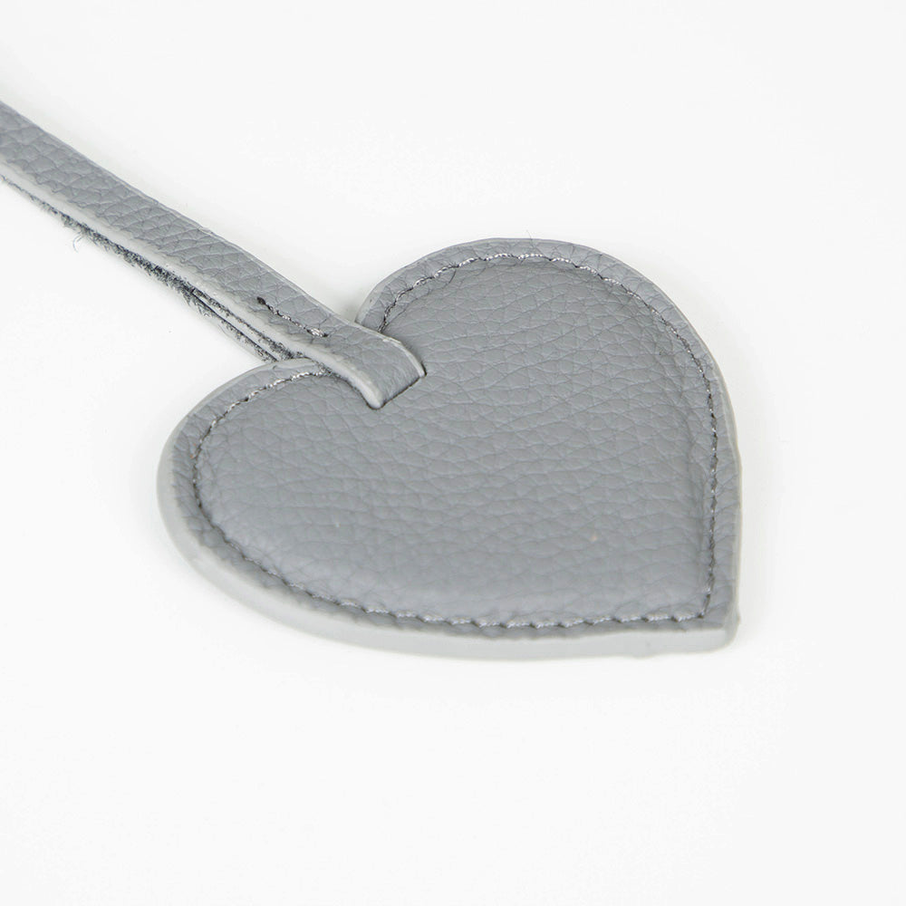 Heart Leather Bag Charm