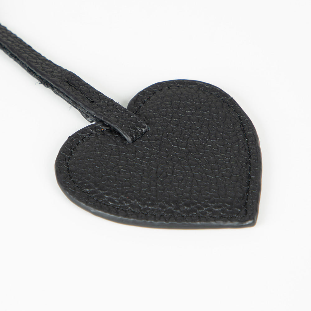 Heart Leather Bag Charm