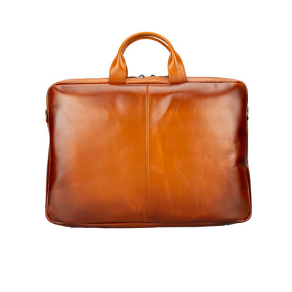 Apollo Leather Business Briefcase / Laptop Case 16"