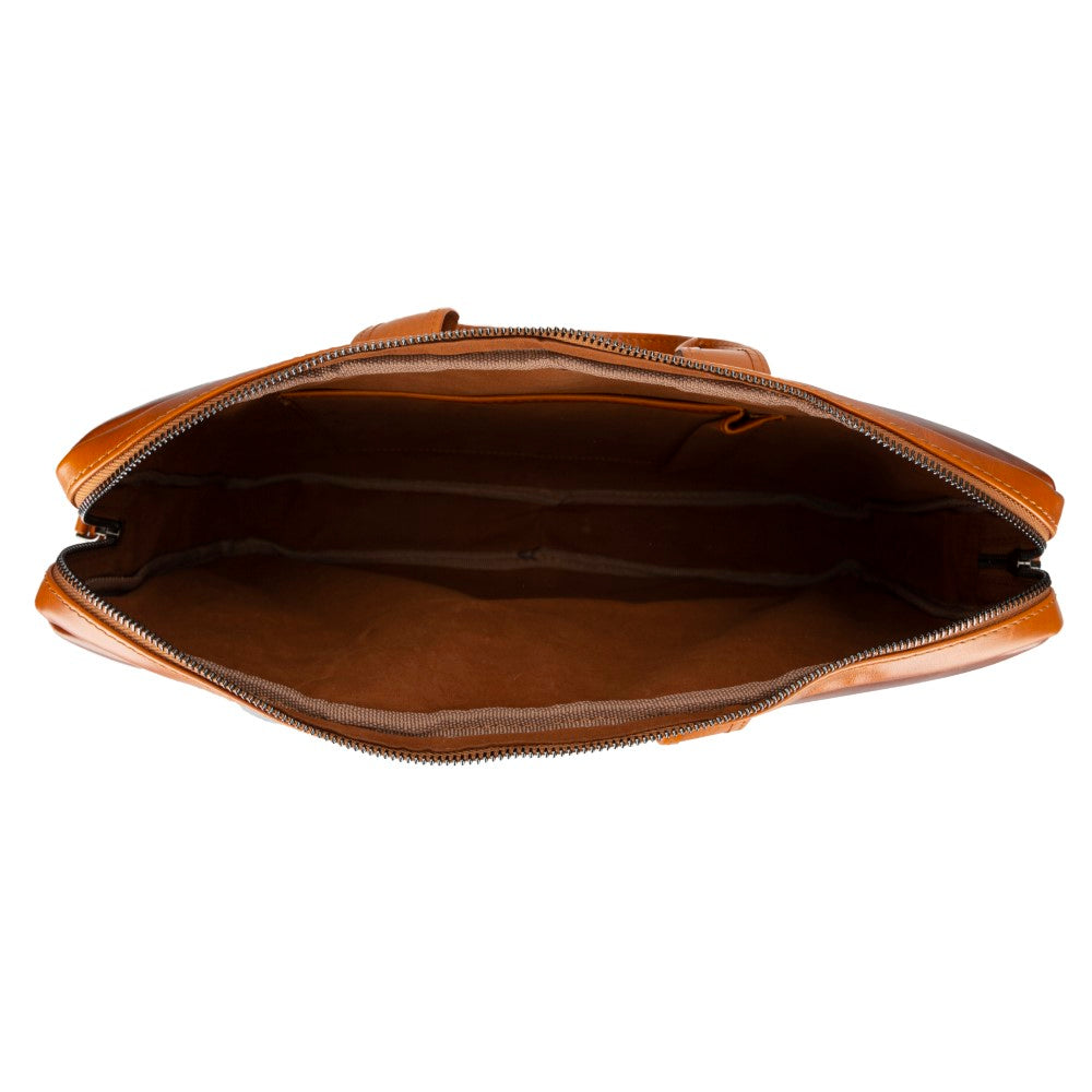 Apollo Leather Business Briefcase / Laptop Case 16"