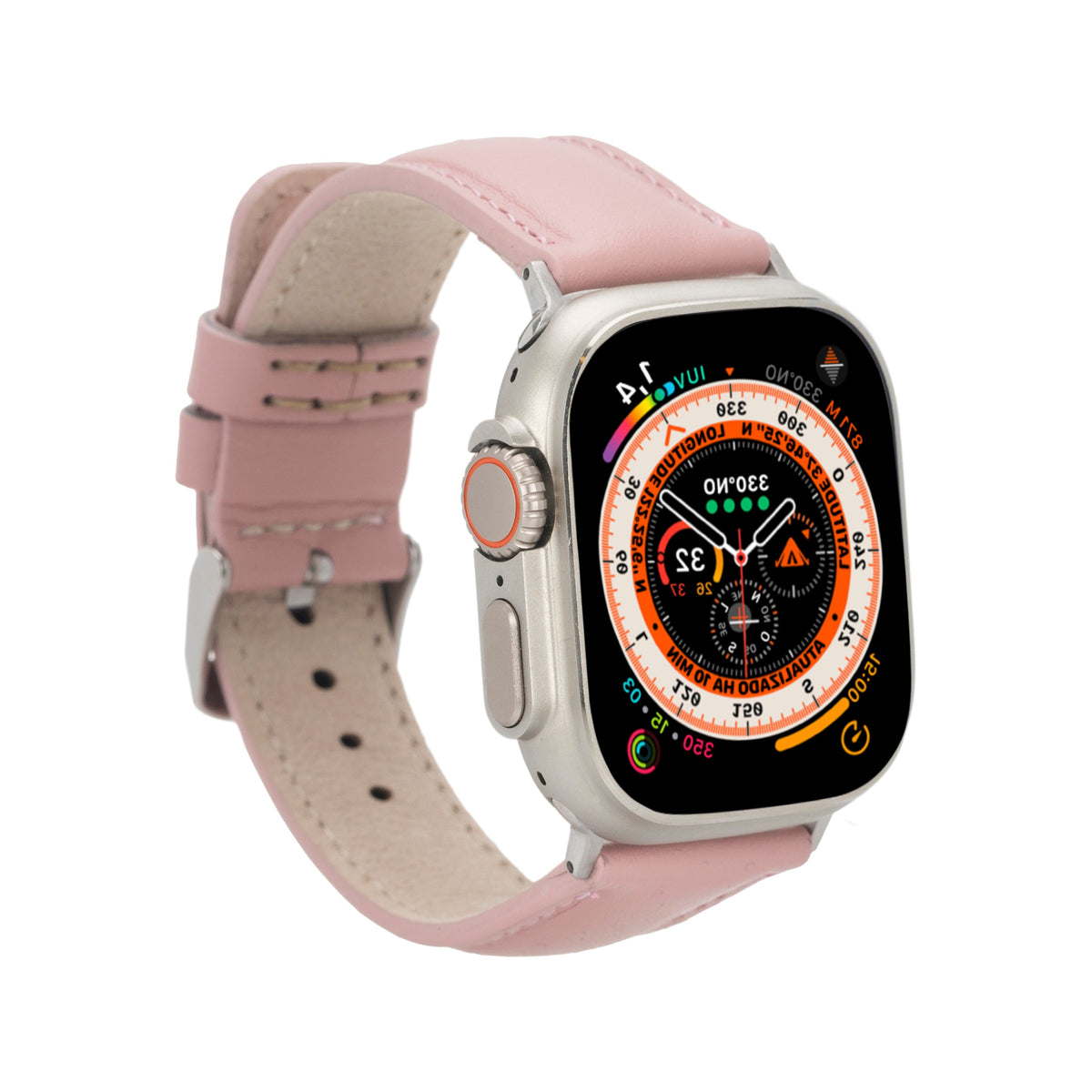 Classic Croco Leather Apple Watch Band