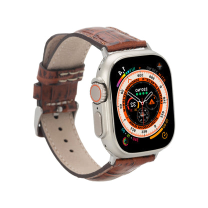 Classic Croco Leather Apple Watch Band