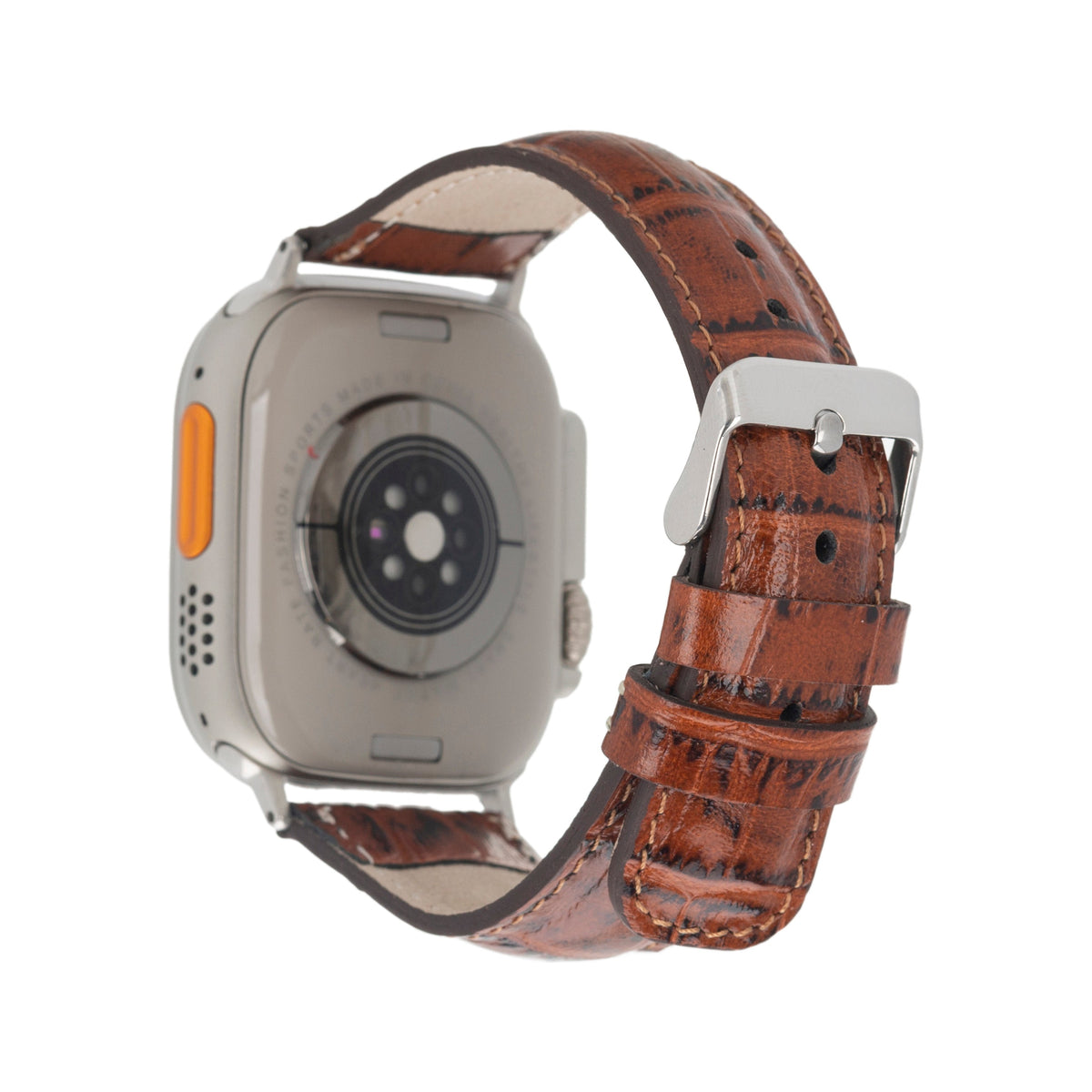 Classic Croco Leather Apple Watch Band