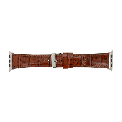 Classic Croco Leather Apple Watch Band