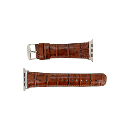 Classic Croco Leather Apple Watch Band