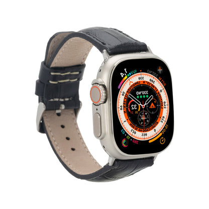 Classic Croco Leather Apple Watch Band