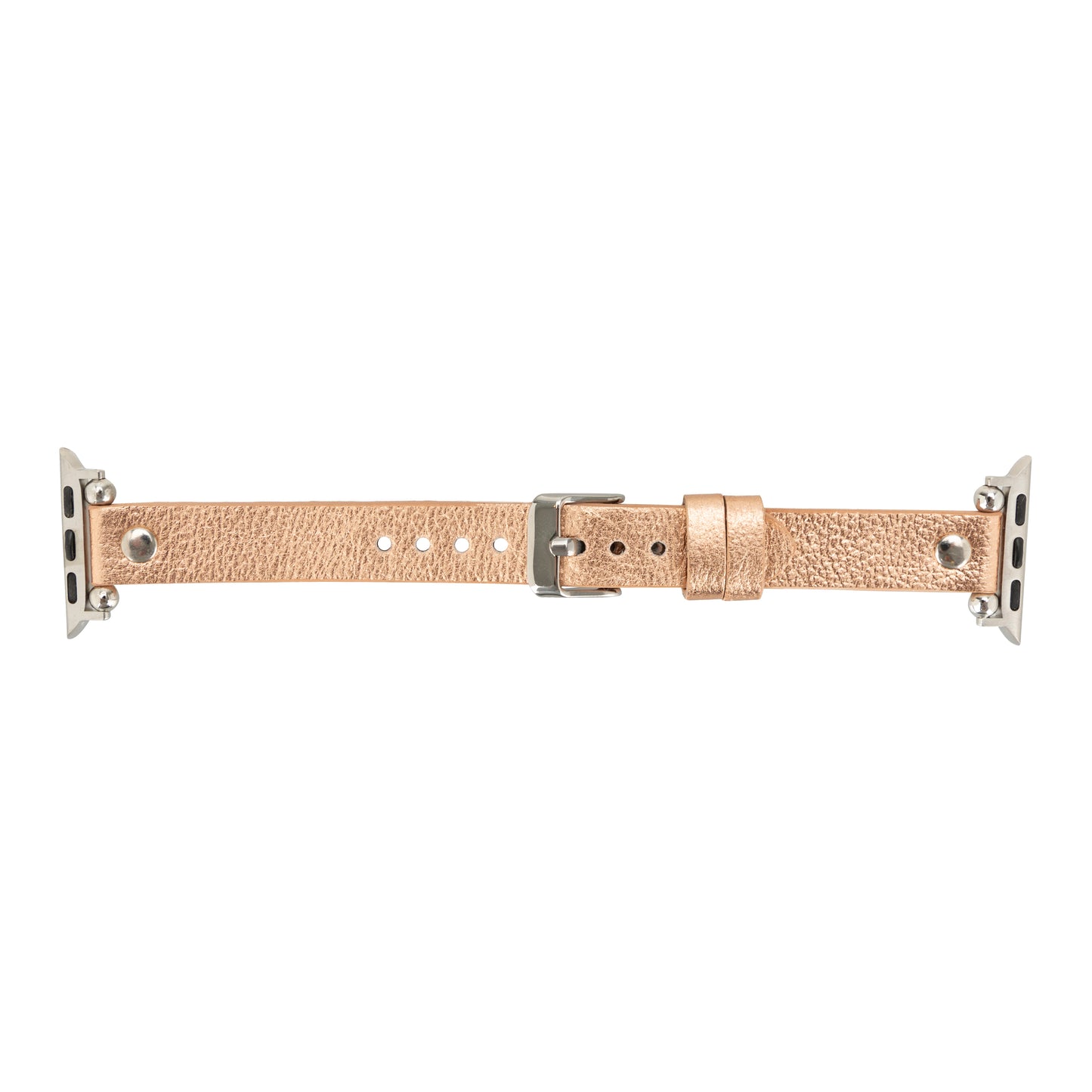 Ferro Apple Watch Leather Band with Silver Trok