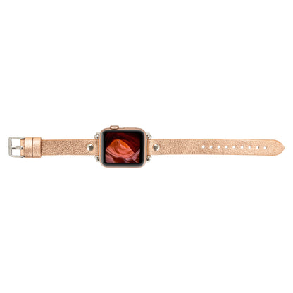 Ferro Apple Watch Leather Band with Silver Trok