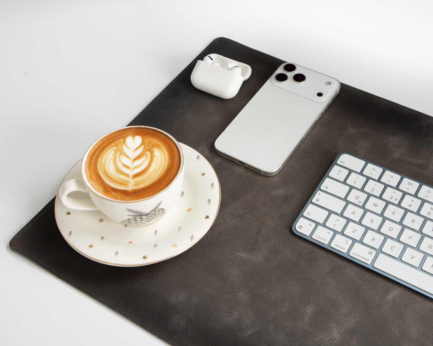 Natural Leather Desk Mat Medium