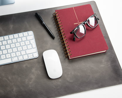 Natural Leather Desk Mat Medium
