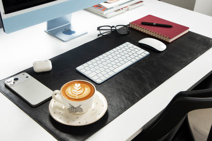 Natural Leather Desk Mat Medium