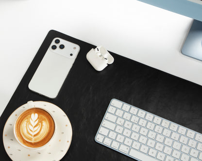 Natural Leather Desk Mat Medium
