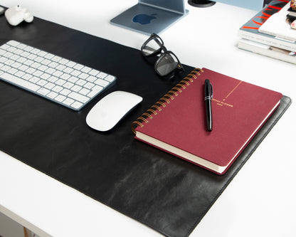 Natural Leather Desk Mat Medium