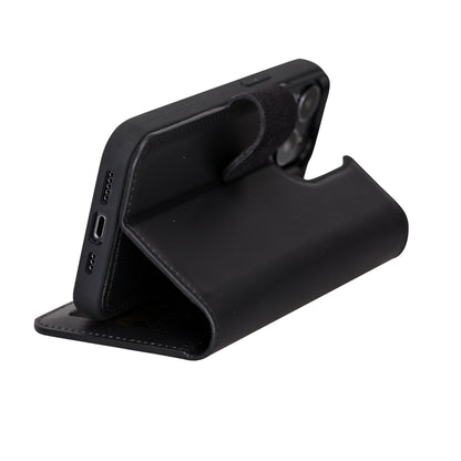 Liluri iPhone 13 Pro Detachable Leather Wallet Case