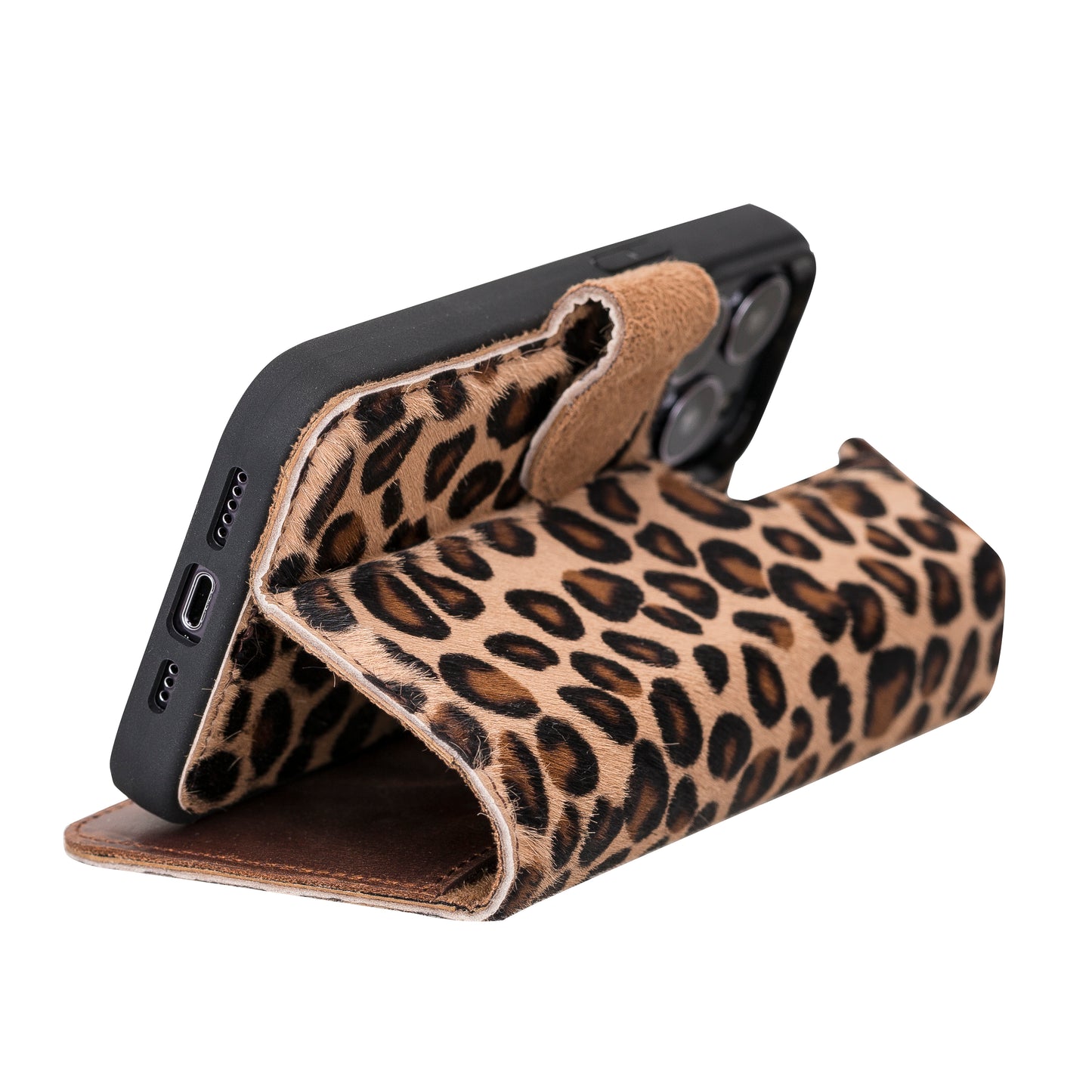 Magic iPhone 13 Pro Detachable Leather Wallet Case