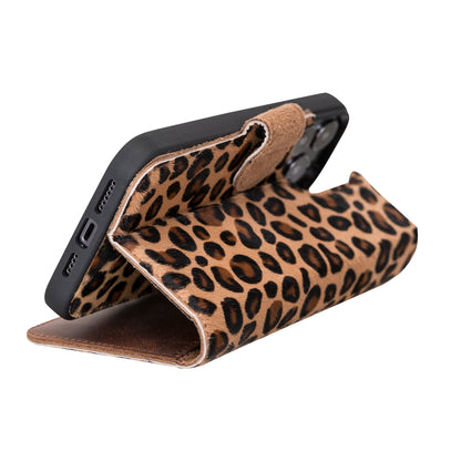 Magic iPhone 13 Pro Max Detachable Leather Wallet Case