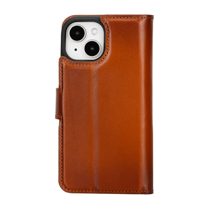 Magic iPhone 16 Detachable Genuine Leather Case