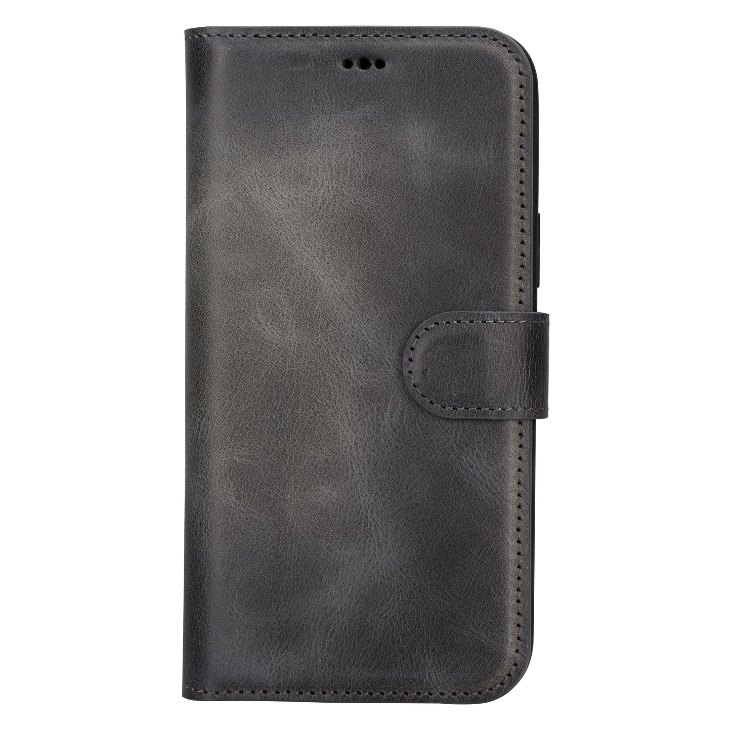 Magic iPhone 16 Plus Detachable Genuine Leather Case