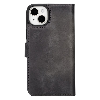 Magic iPhone 16 Plus Detachable Genuine Leather Case