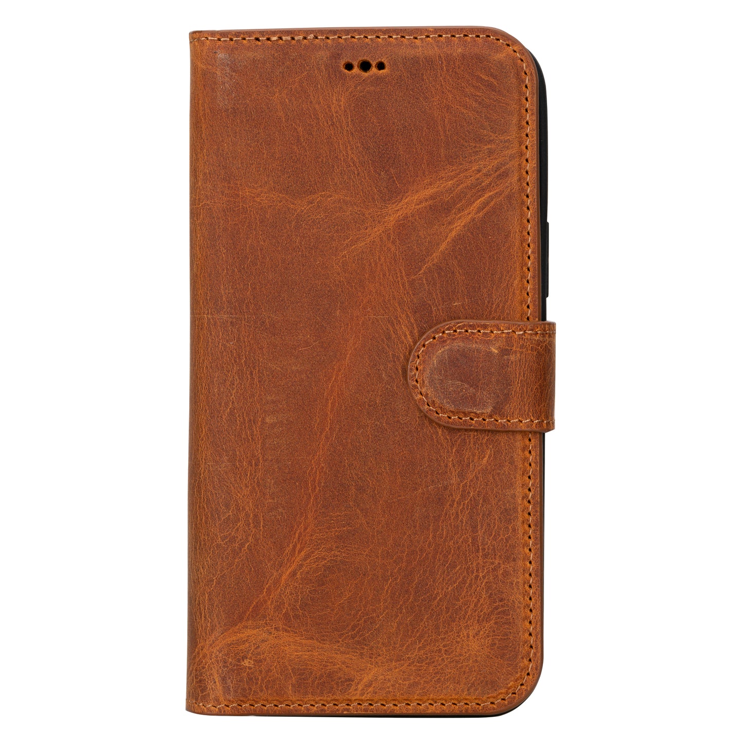 Magic iPhone 16 Detachable Genuine Leather Case