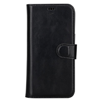 Magic iPhone 16 Pro Max Detachable Genuine Leather Case