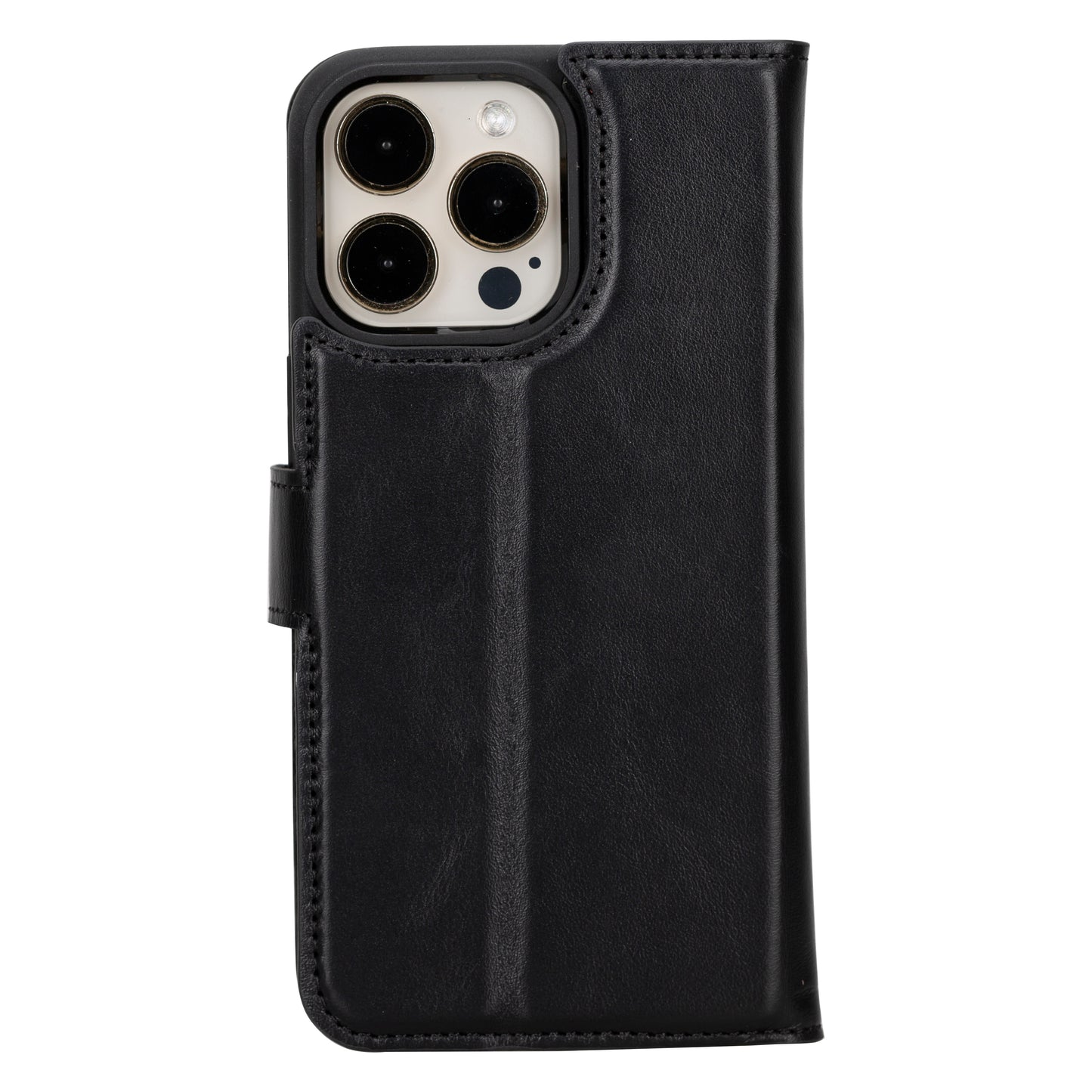 Magic iPhone 16 Pro Max Detachable Genuine Leather Case