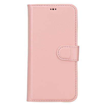 Magic iPhone 16 Pro Max Detachable Genuine Leather Case