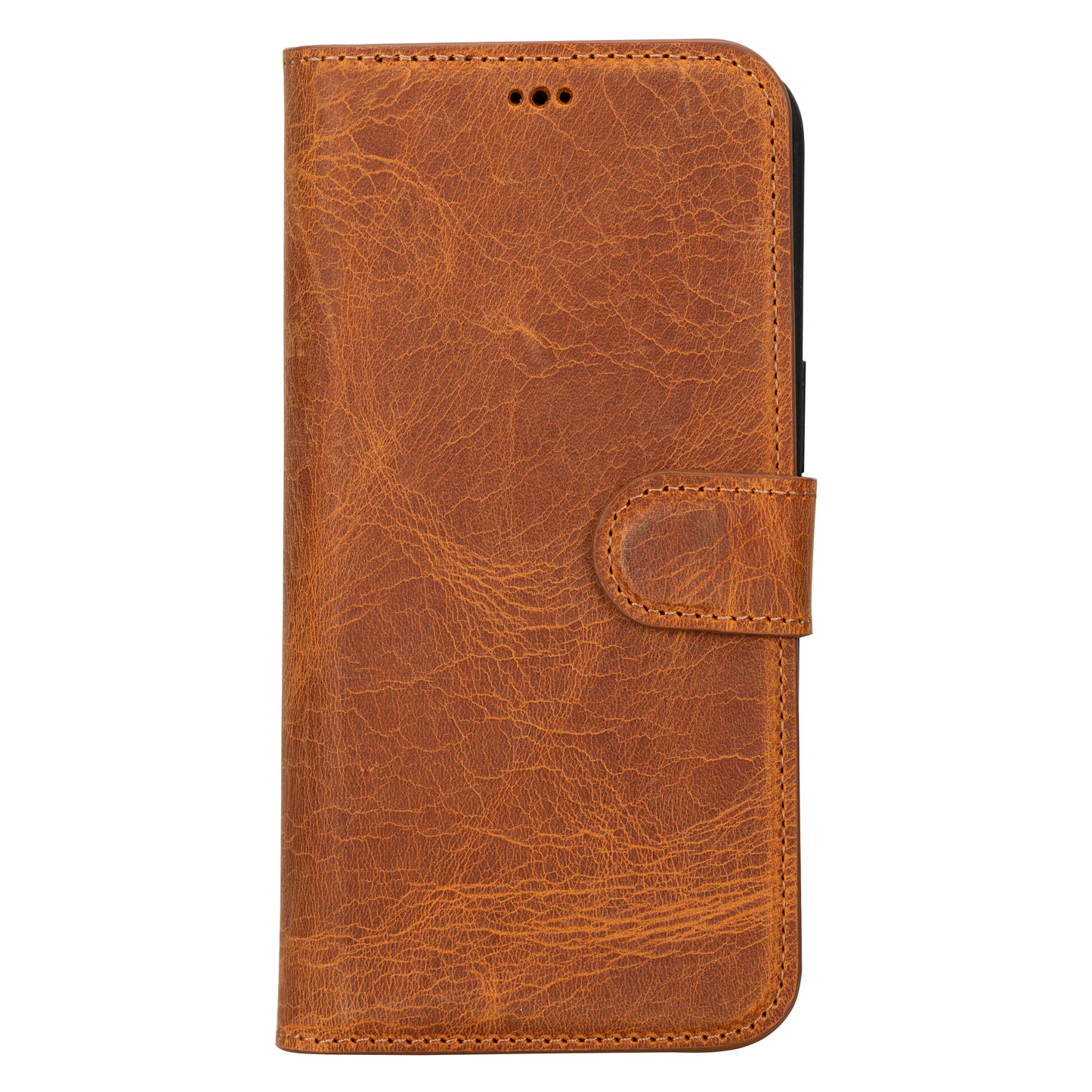 Magic iPhone 16 Pro Max Detachable Genuine Leather Case