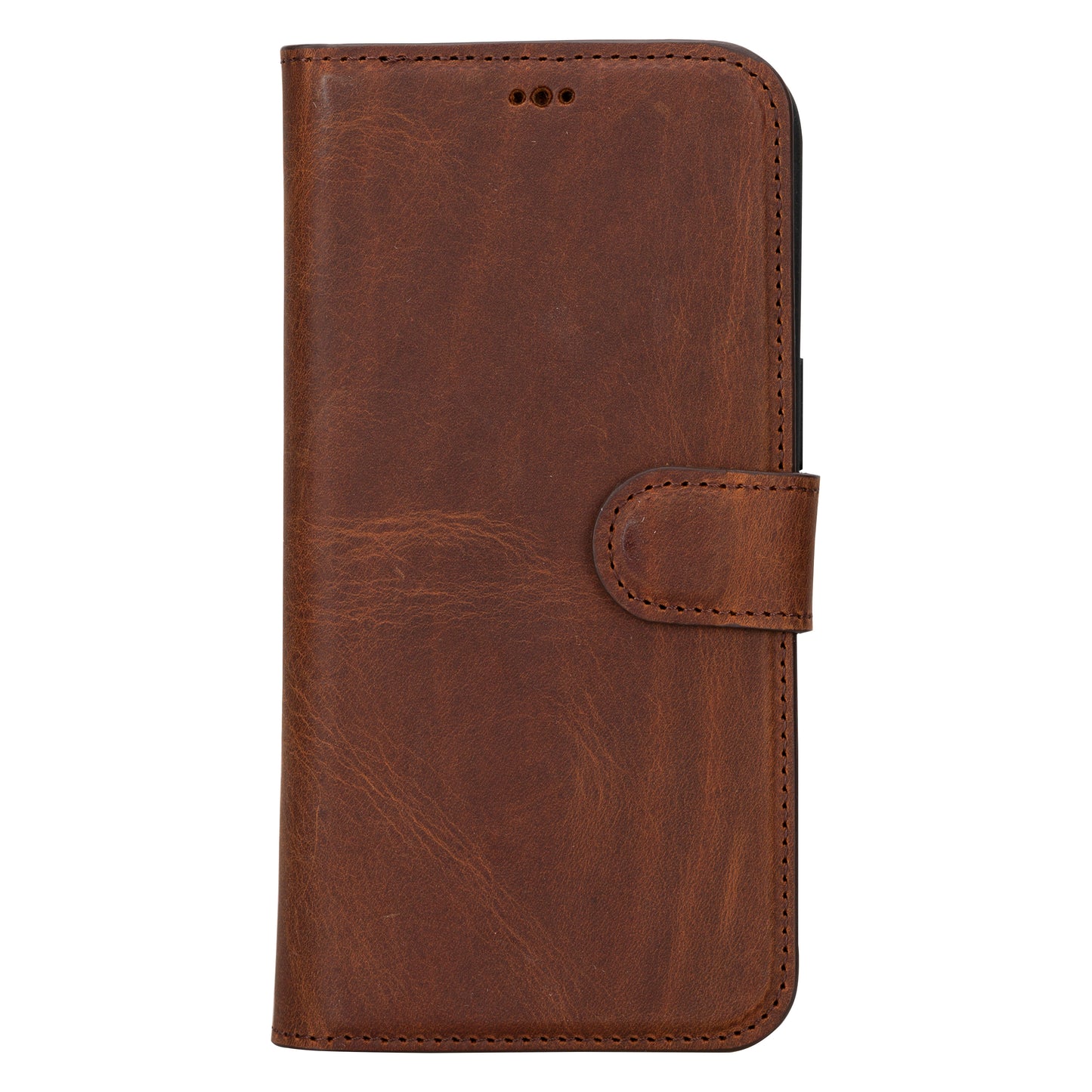 Magic iPhone 16 Pro Max Detachable Genuine Leather Case