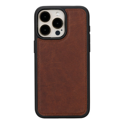 Magic iPhone 16 Pro Max Detachable Genuine Leather Case